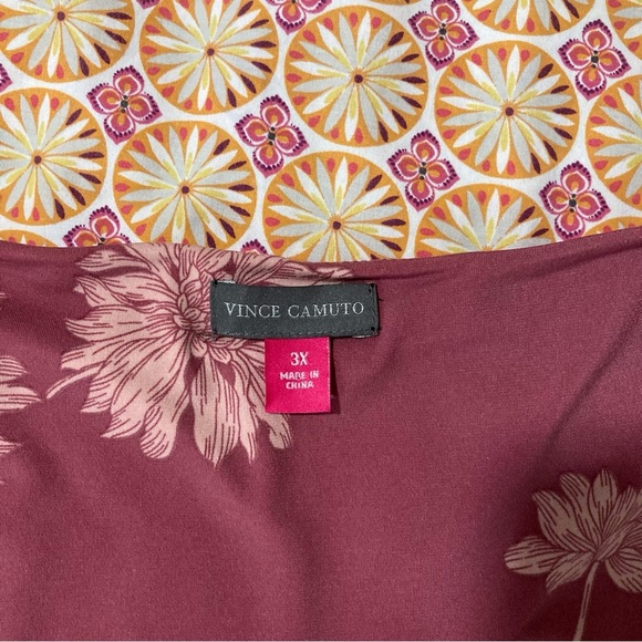 Vince Camuto Dusty Rose Asymmetrical Maxi Dress | Size 3X - Picture 7 of 14